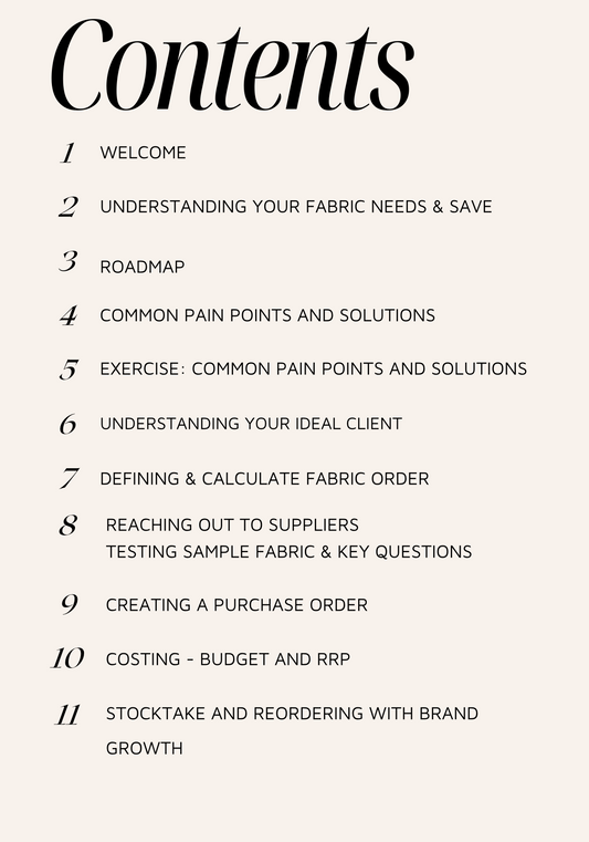 The Fabric Sourcing Guide