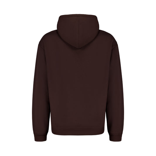 Unisex Relaxed Hoodie Chocolate